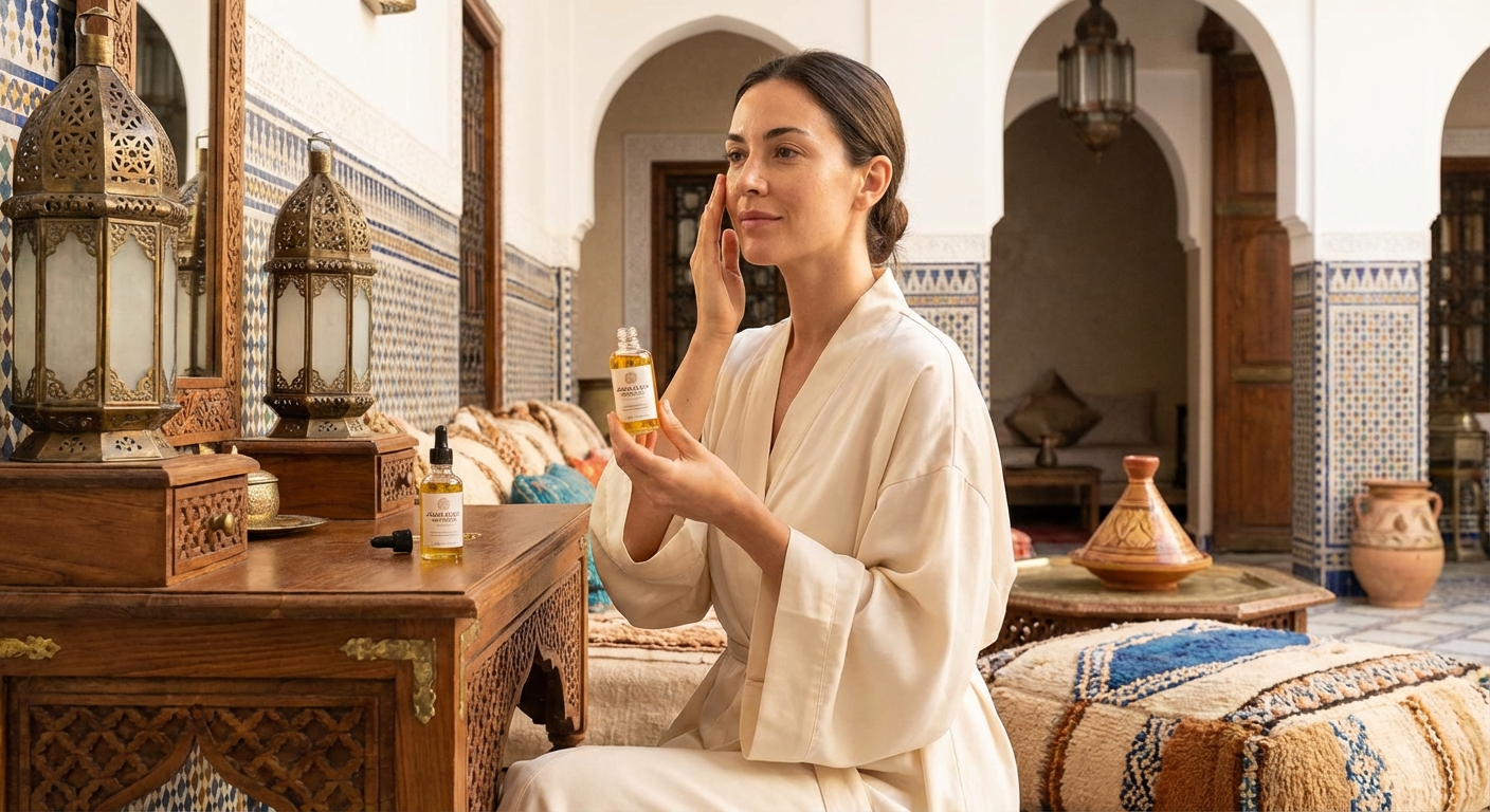 serene-model-argan-oil-moroccan-decor