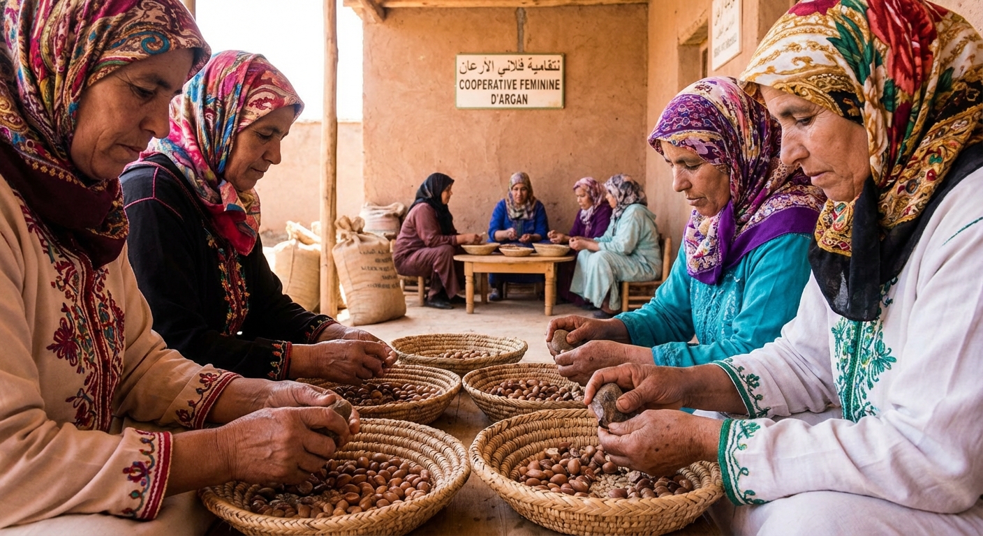 berber-women-hand-harvesting-argan-nuts