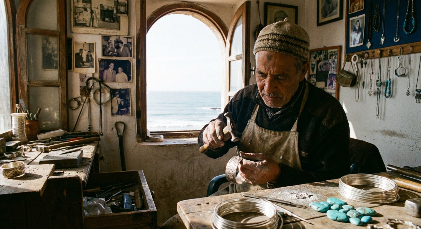berber-silver-jewelry-artisan-essaouira-workshop