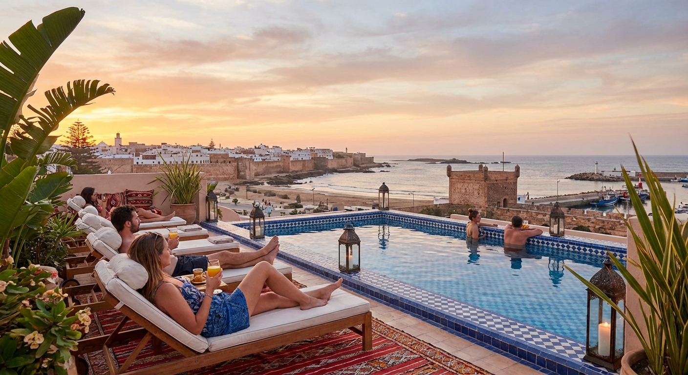 rooftop-pool-heure-bleue-palais-essaouira