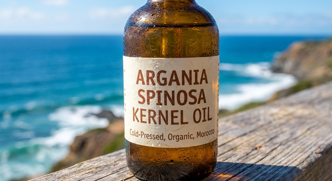 cold-pressed-argan-oil-blue-ocean-background