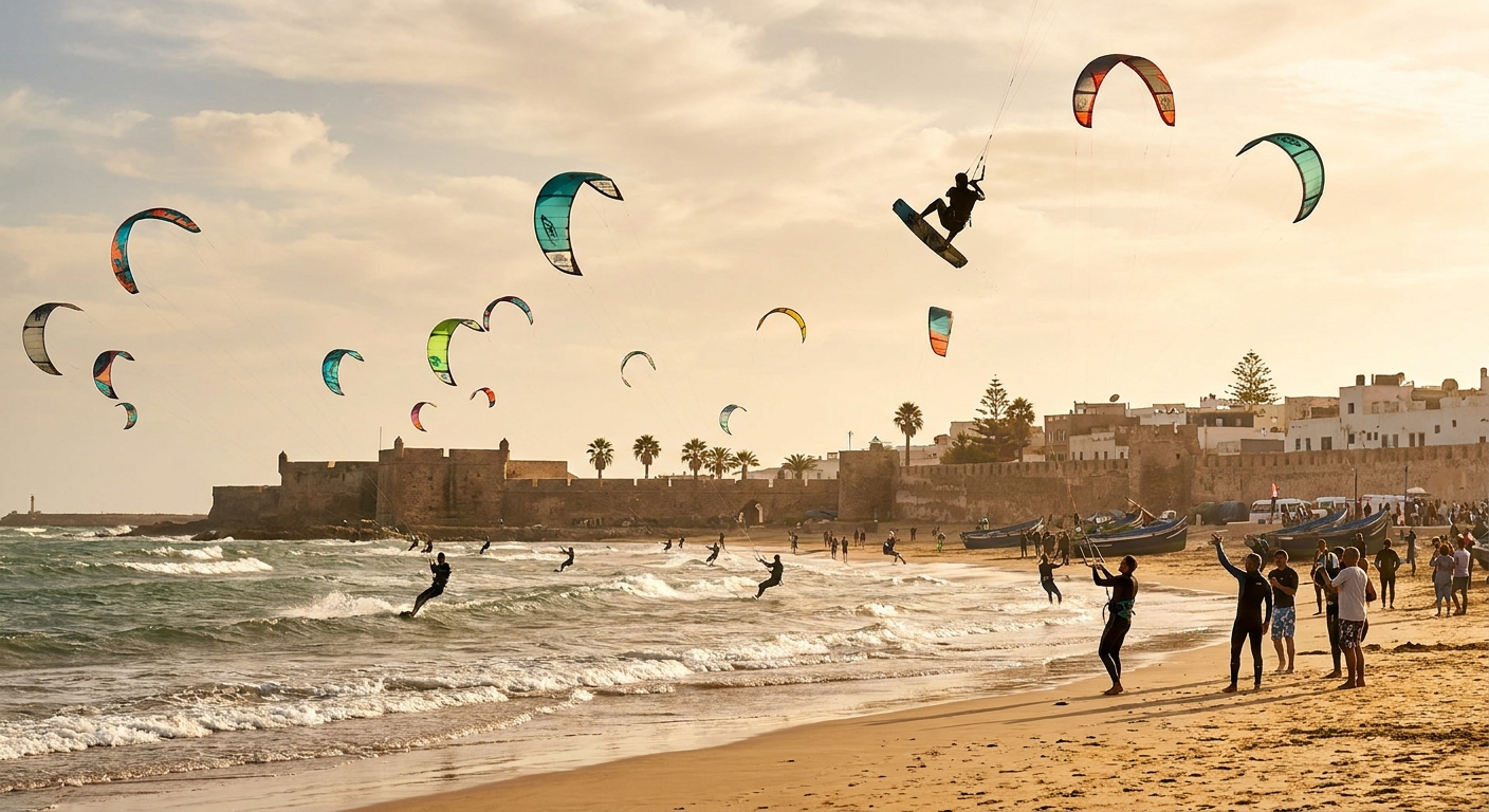 kitesurfeurs-essaouira-plage-énergie-vibrante