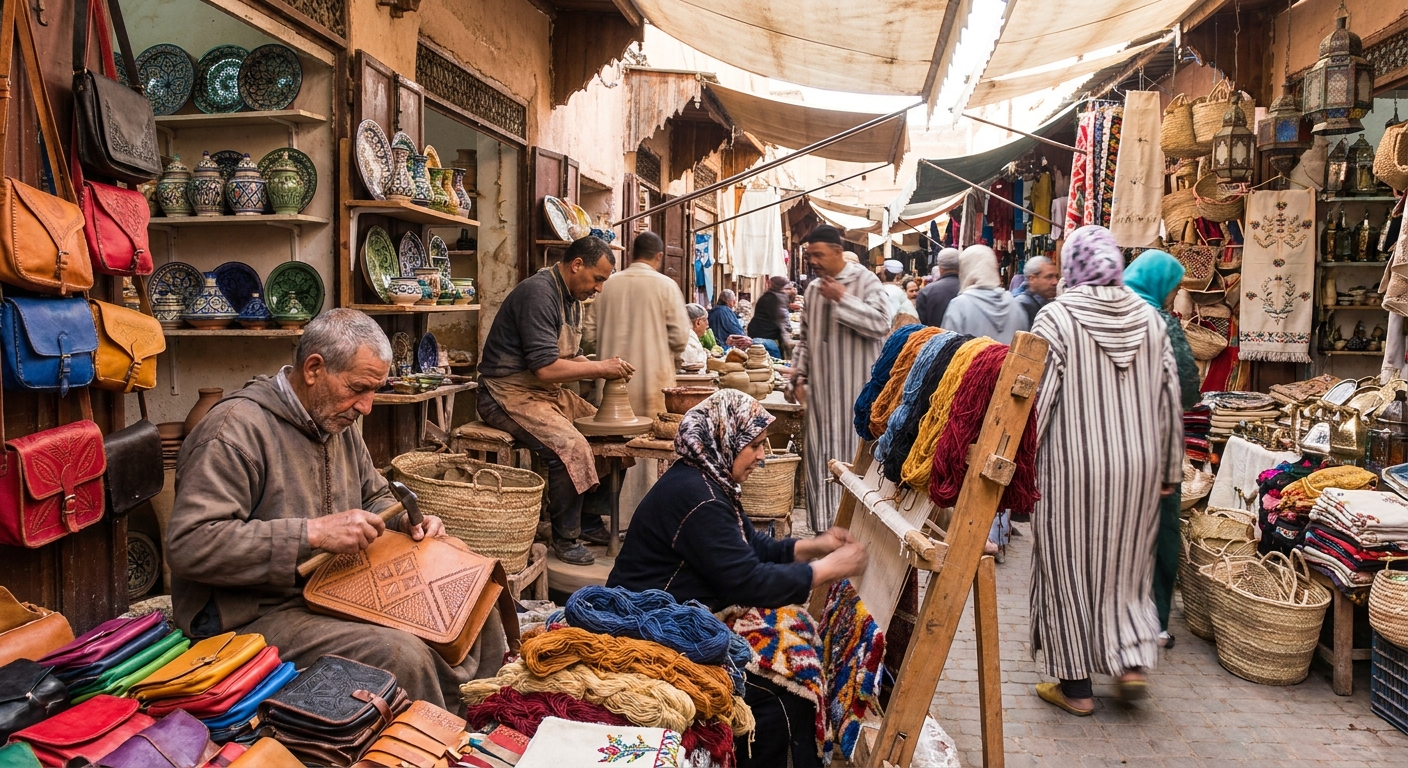 had-draa-market-artisans-traditional-goods