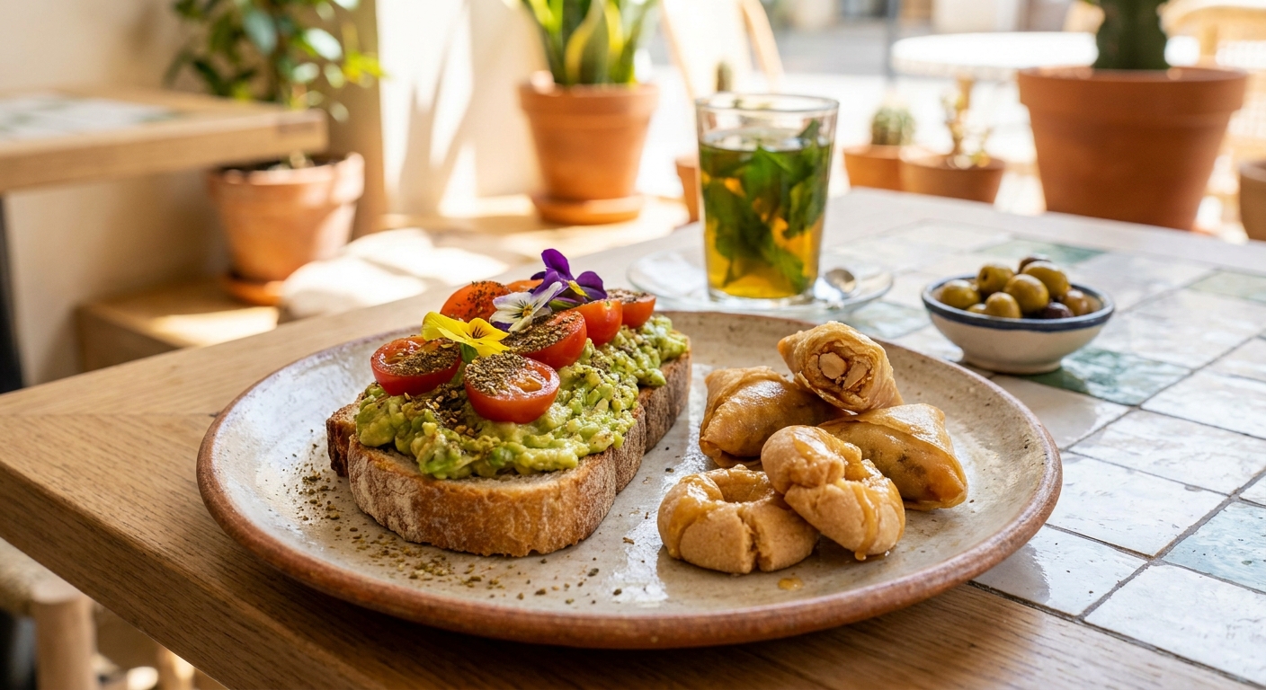 avocado-toast-moroccan-pastries-essaouira-brunch