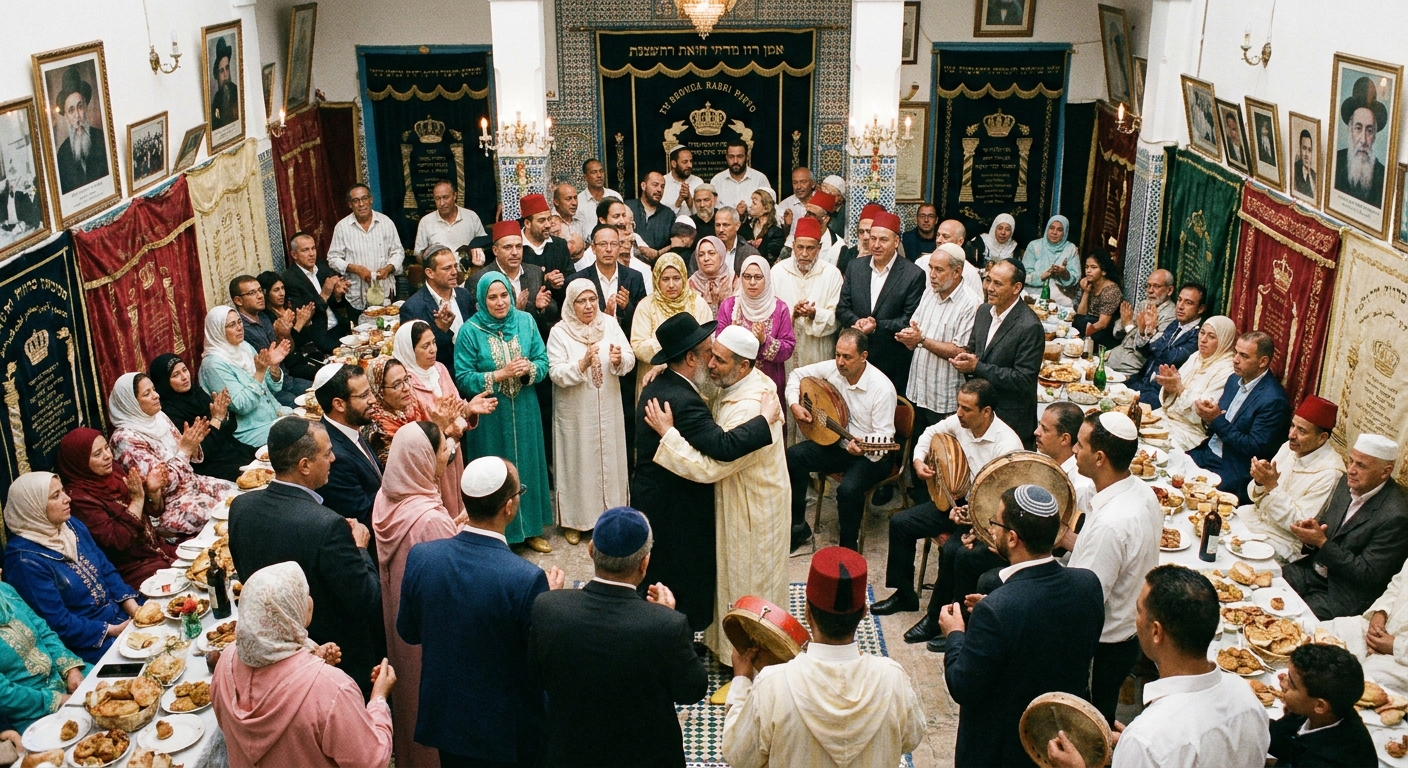 sinagoga-chaim-pinto-celebración-hiloula-multitud-diversa