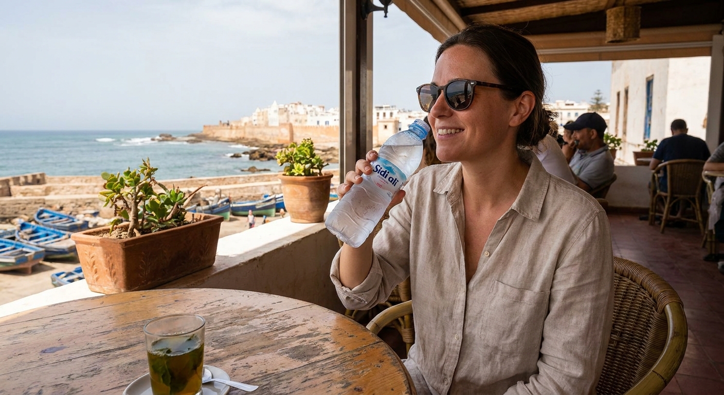 tourist-enjoying-sidi-ali-water-cafe-coastal-view