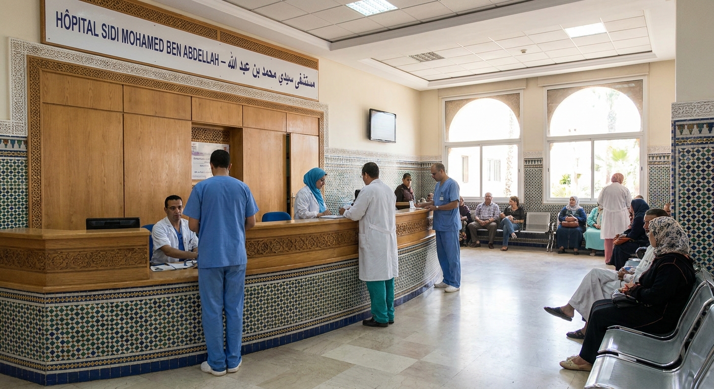 recepção-hopital-sidi-mohamed-ben-abdellah