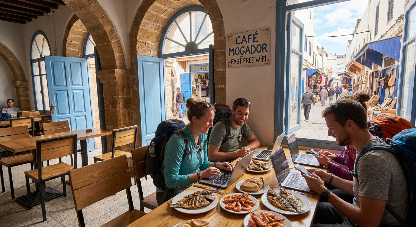 voyageurs-fruits-de-mer-café-essaouira-moderne-ancien