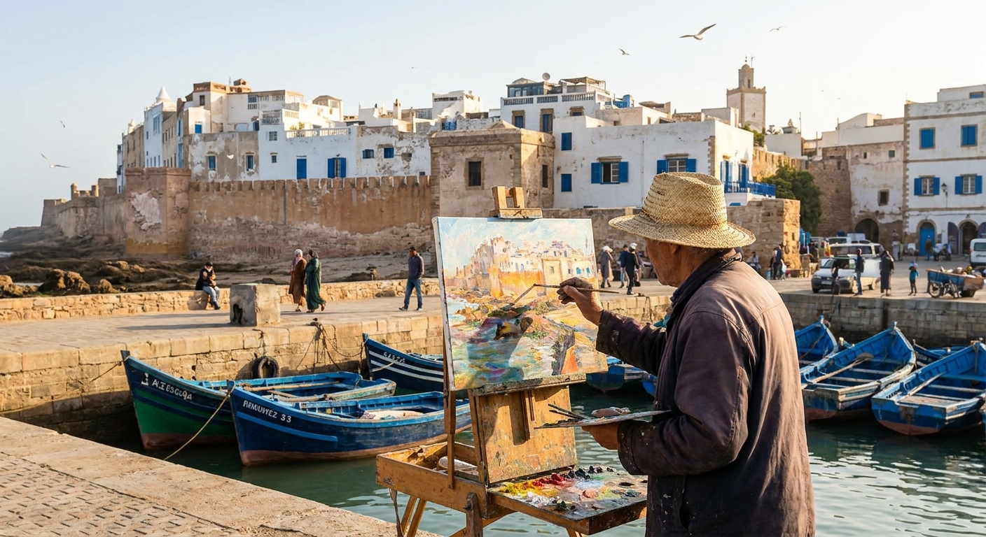 artista-pintando-essaouira-medina-histórica