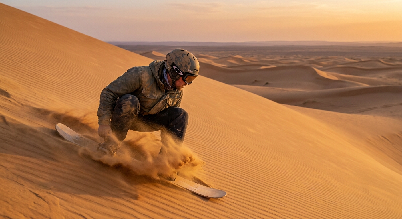 sandboarding-sandboarder-desert-dune-glide