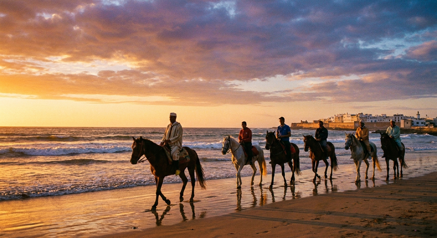 horseback-riding-essaouira-coast-golden-hour