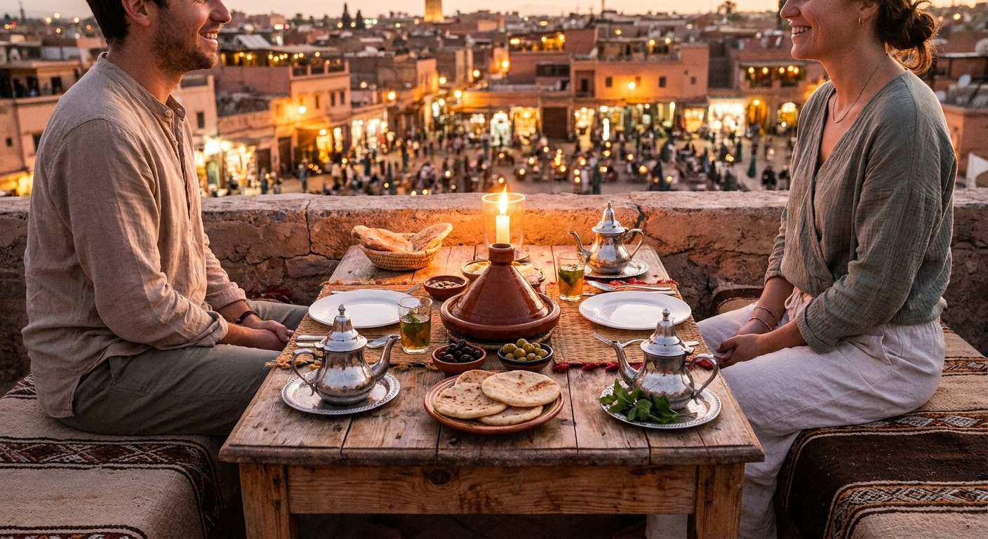 rooftop-dining-intimate-experience-moroccan-dishes