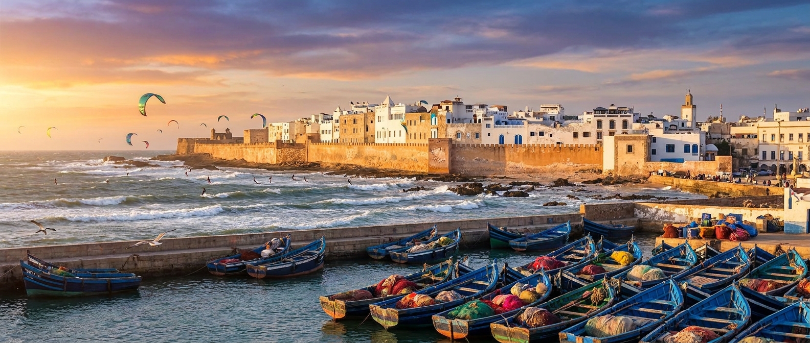 essaouira-coastline-medina-kitesurfers-hero-shot